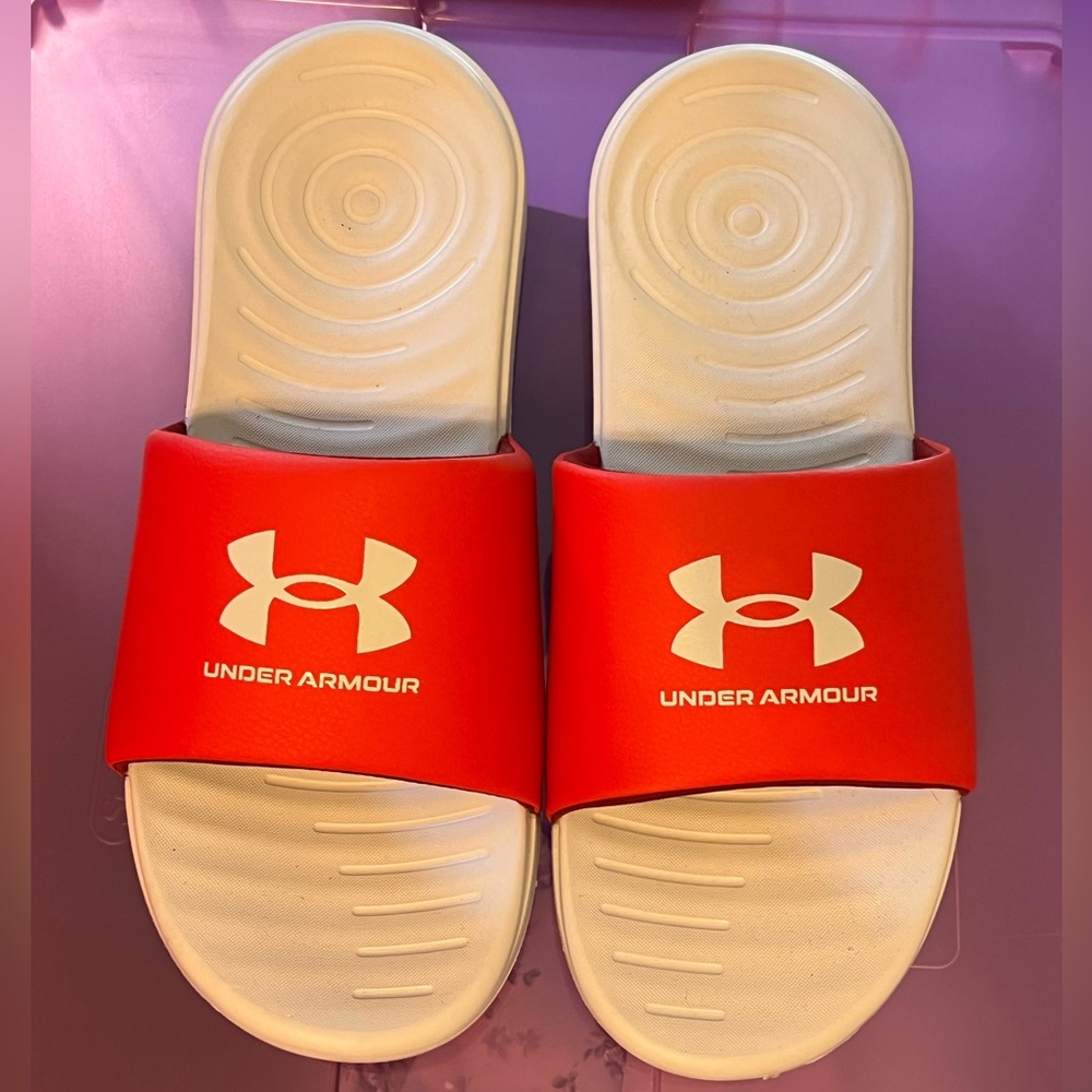 Under Armour Ansa Fixed Slides Flip Flops Sandals Mens Size 12 - NWOT